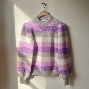 Pastel Striped Ganni Sweater